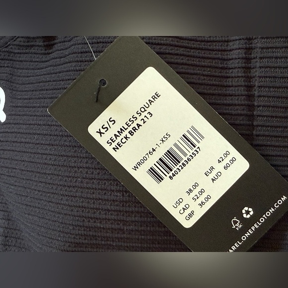 NWT Peloton Seamless Square Neck Sports Bra | Size XS/S - Picture 8 of 9